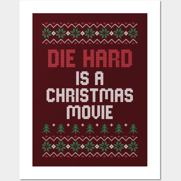 Die Hard IS a Christmas movie Wall Art by gnotorious